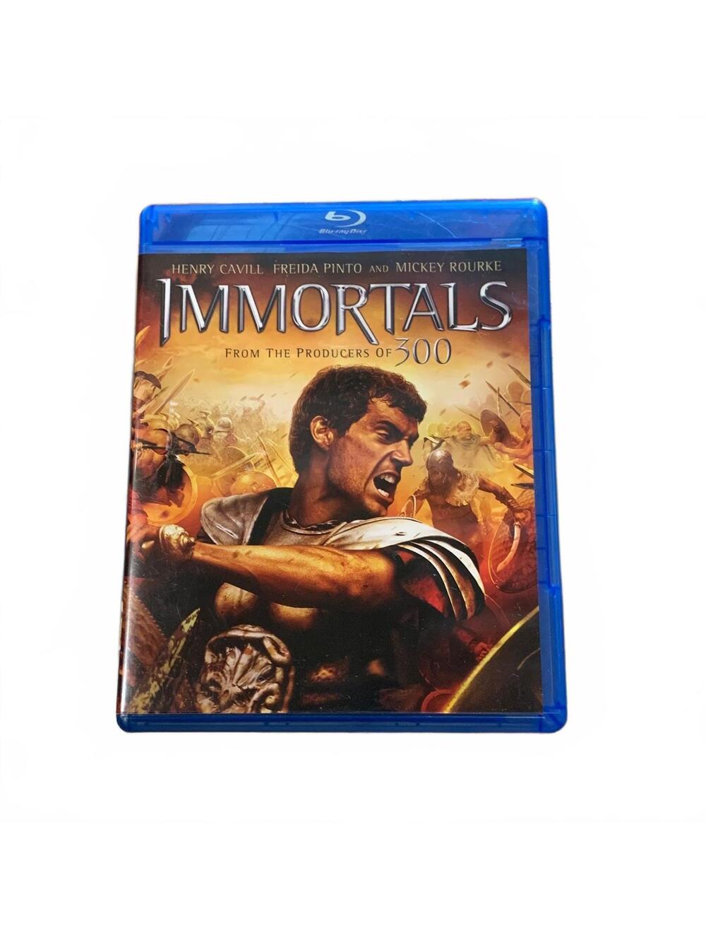 Immortals Blu-ray Disc w/ Case & Cover Art Action Fantasy Adventure Movie
